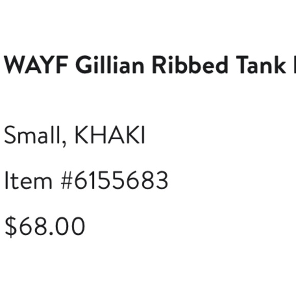 Nordstrom NWOT Wayf Gillian Khaki Ribbed Knit Strap Bodycon Sweater dres… - Picture 9 of 10